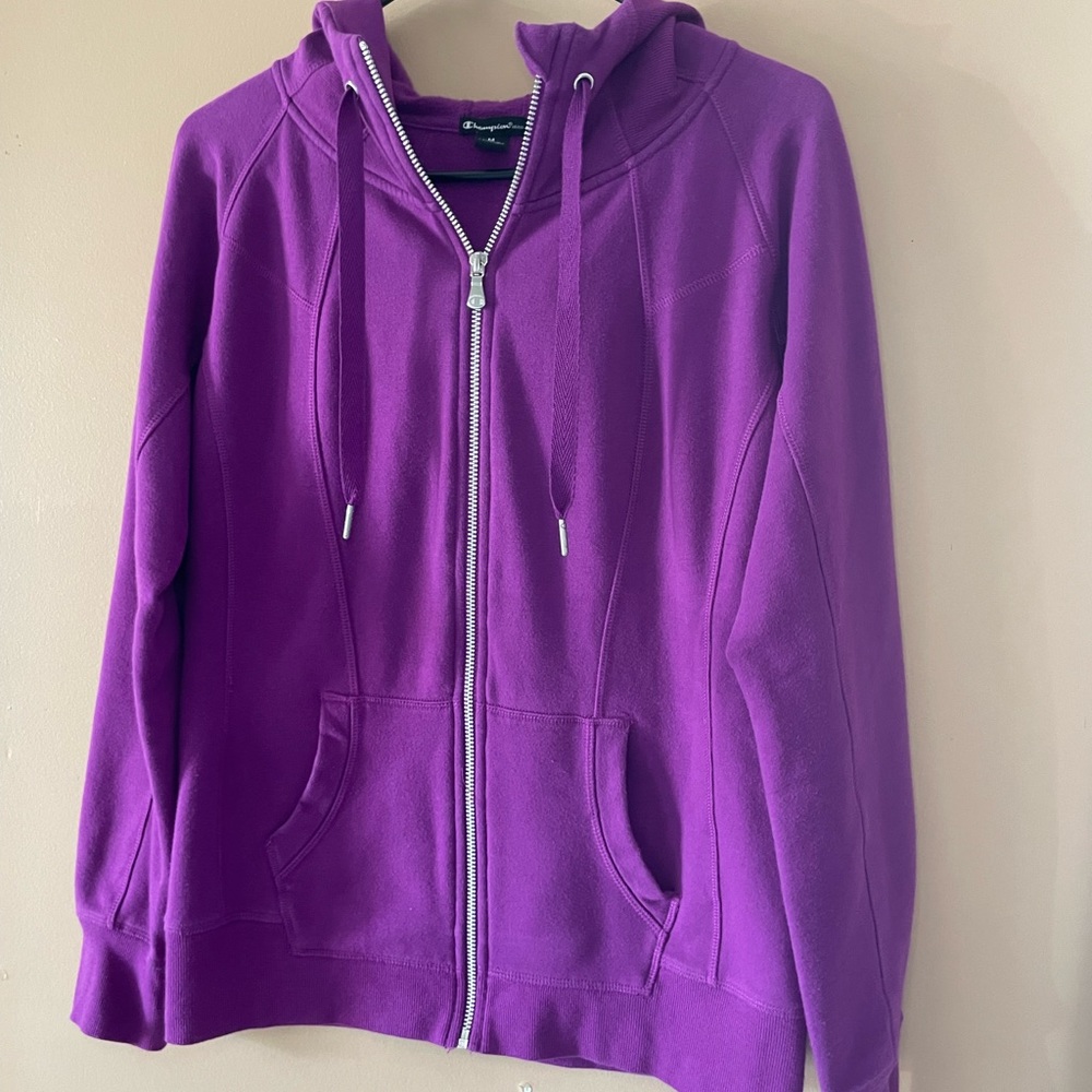 Champion Elite Purple Zip Hoodie